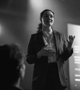 woman speaker
